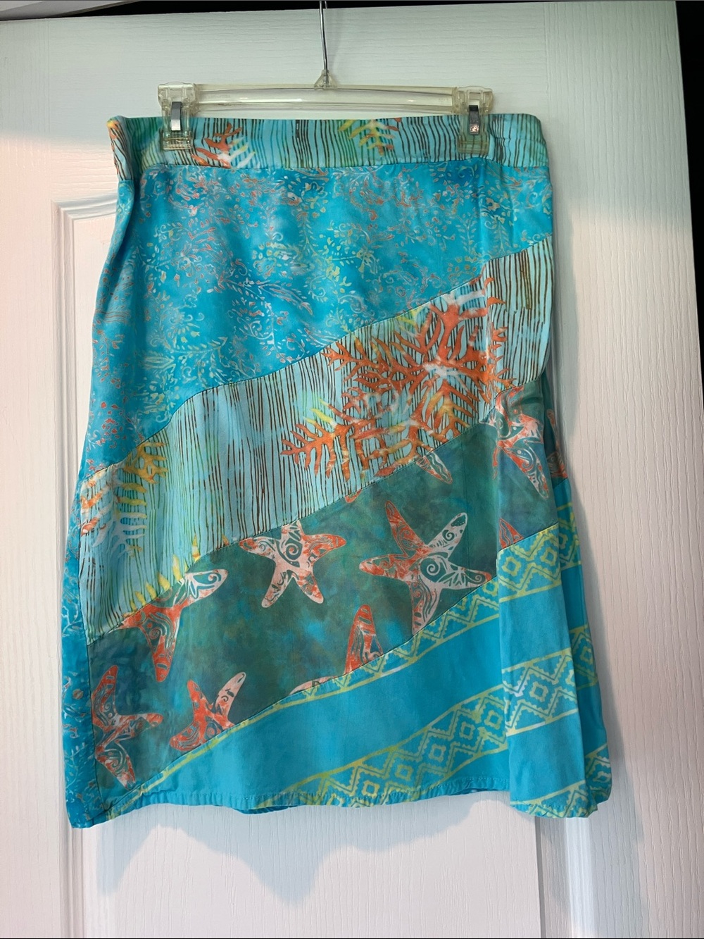 SanTaki Turquoise Floral Swim Bottoms